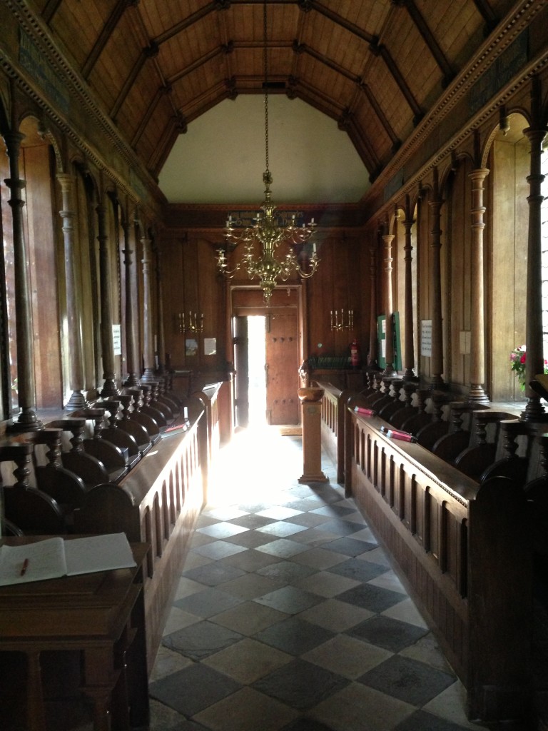 inside church